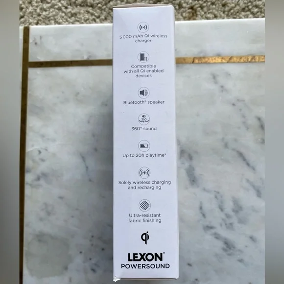 *NIB* Longines Lexon Powersound Wireless Power Bank with 360 Bluetooth Speaker